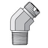 Seal-Lok O-Ring Face Seal - Tube to NPT - 45 Elbow